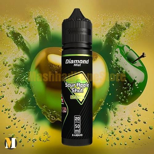 سالت سیب ترش دیاموند میست <br><span>Diamond Mist Sour Apple Shots Salt Nic 50ml</span>